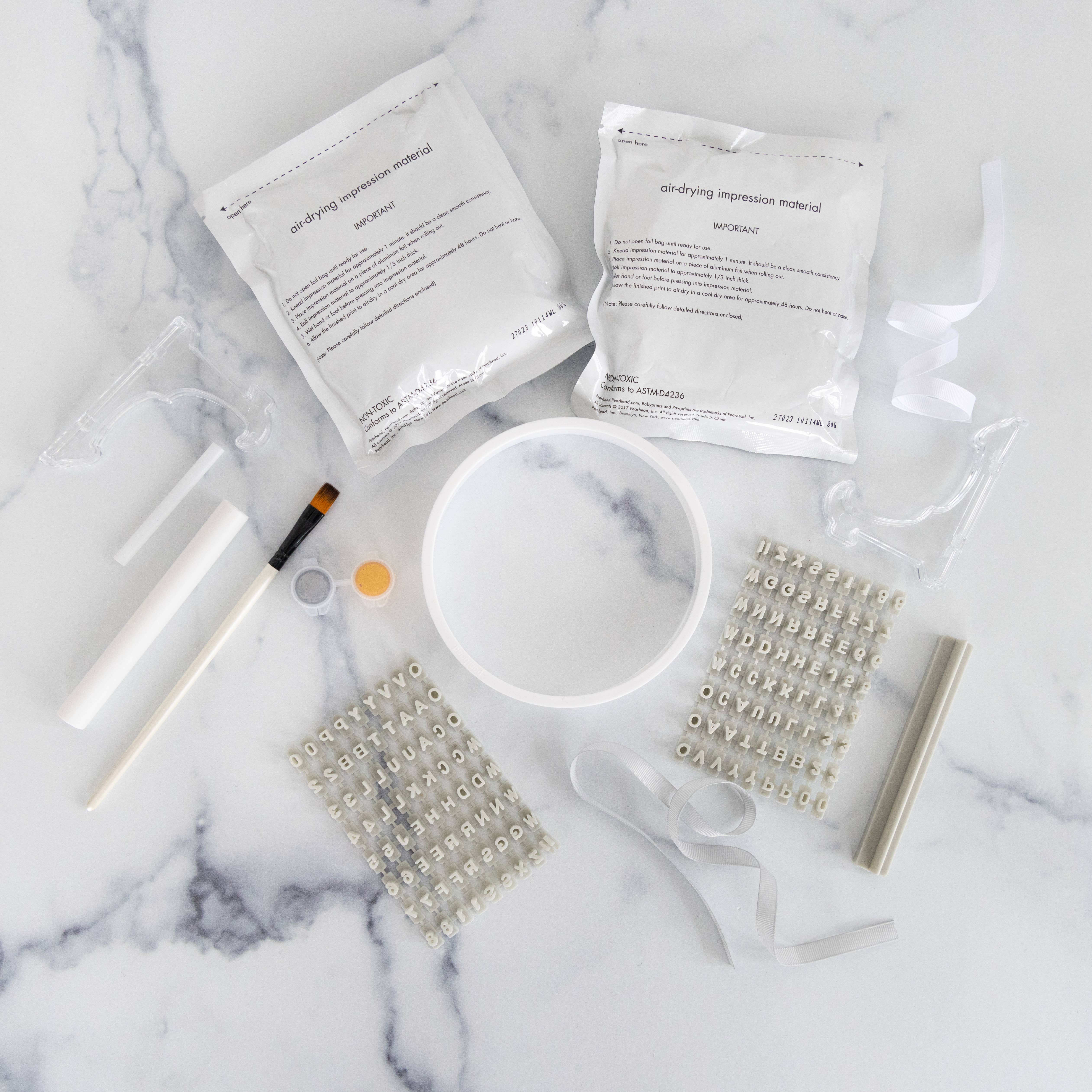 Pearhead - Wholesale Hand & Footprint Kit - Kids & Baby - Deluxe Clay DIY Handprint And Footprint Keepsake5