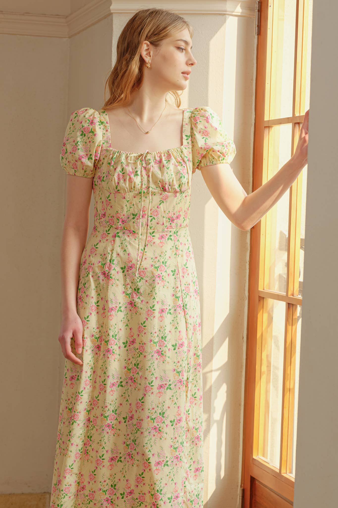 ROSIE POSIE - Wholesale Dress - Women's - RP2346 - Vintage Garden Party Midi Dress7
