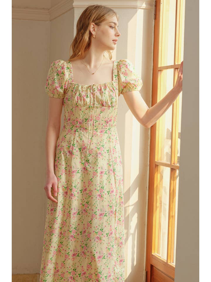 ROSIE POSIE - Wholesale Dress - Women's - RP2346 - Vintage Garden Party Midi Dress7