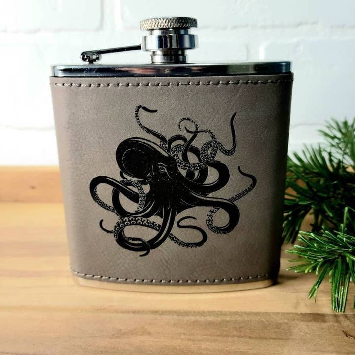 Beckman Design - Wholesale Flask - Flask- Octopus Kraken