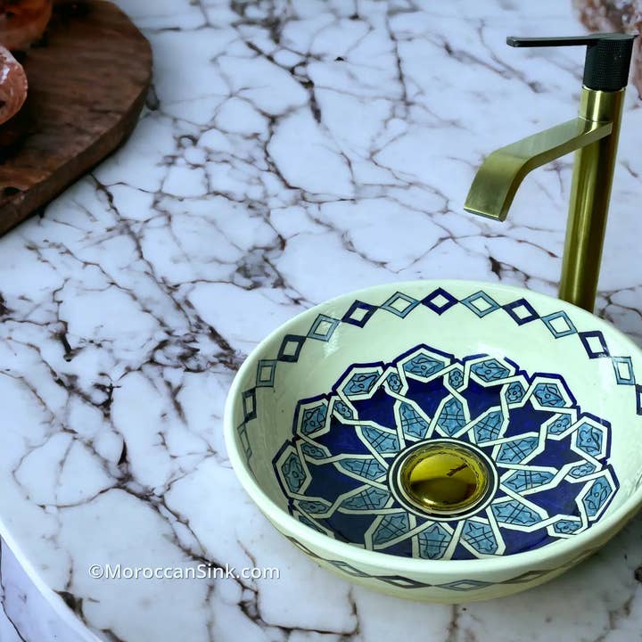 Moroccan Sink - Wholesale Bathroom accessory set - Handmade Moroccan Sink Bowl1