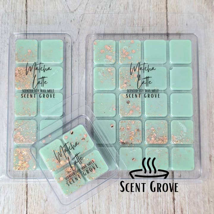 Fondant de cire de soja parfumé au latte matcha pour la vente par Scent Grove