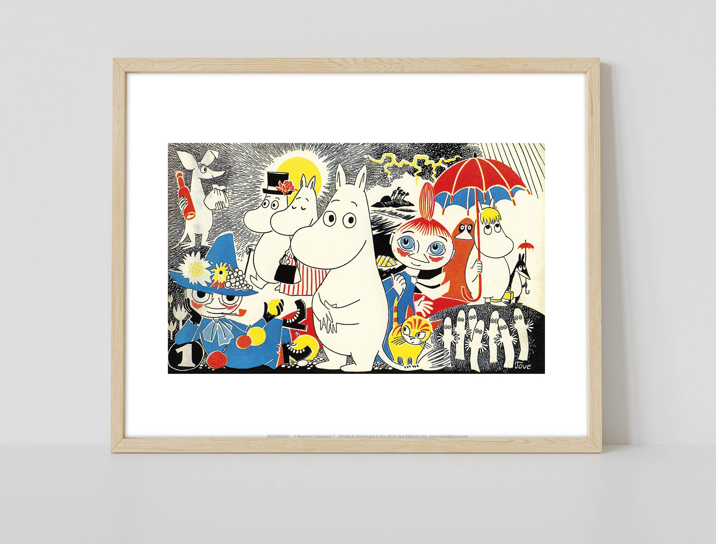 Star Editions - Wholesale Art Print - 1 Moomin - 11X14” Premium Art Print1