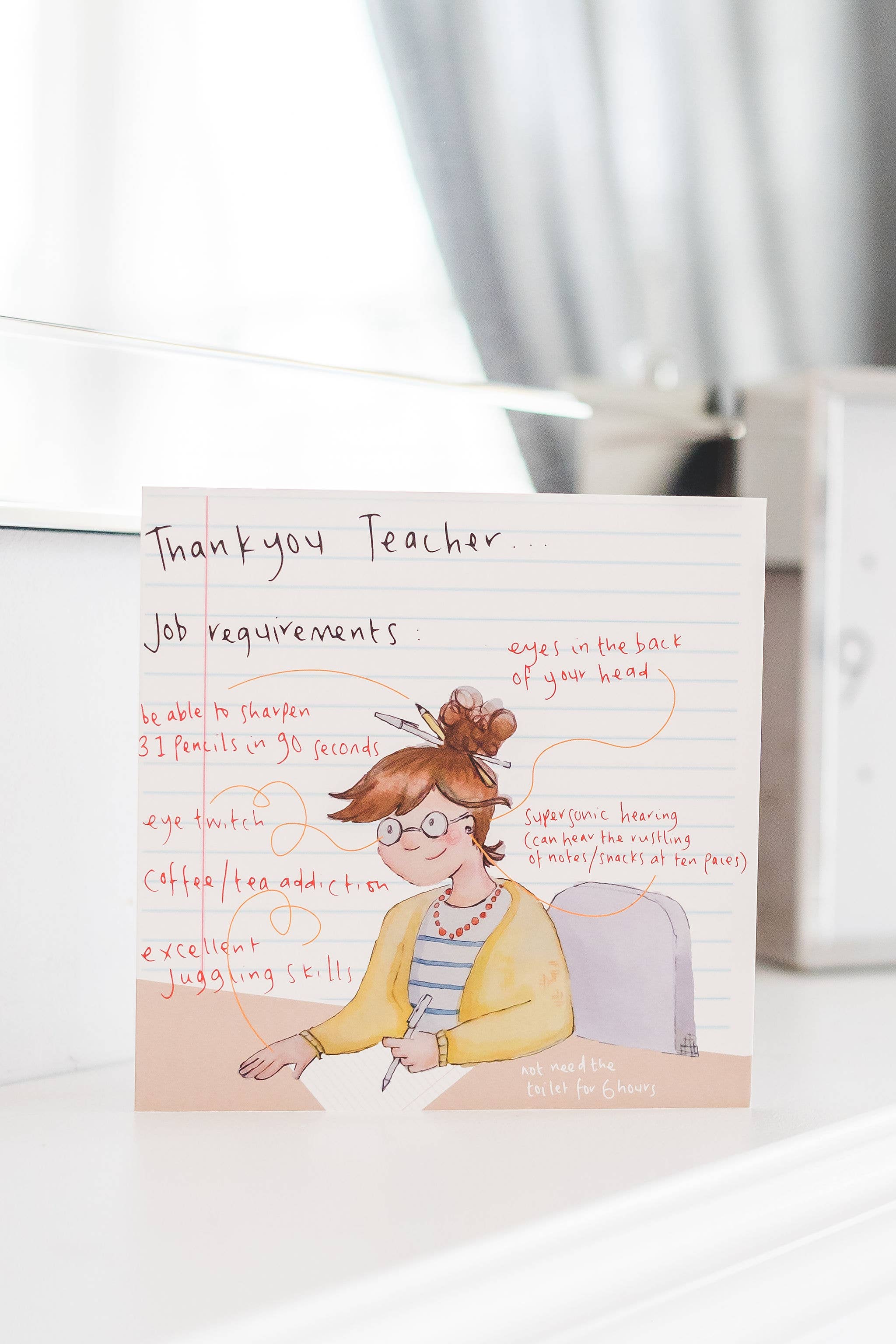 Hanxmade – wholesale Teacher/back-to-school card – Thank you teacher - greeting card4