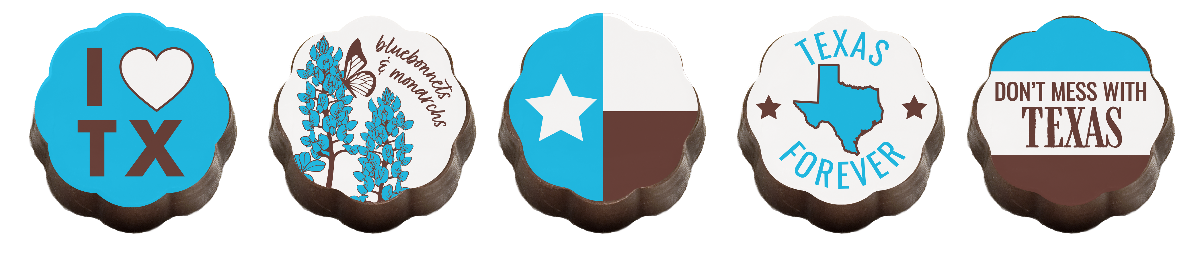 Chouquette - Wholesale Chocolate Box - Texas Chocolate Covered Caramels - Box of 52