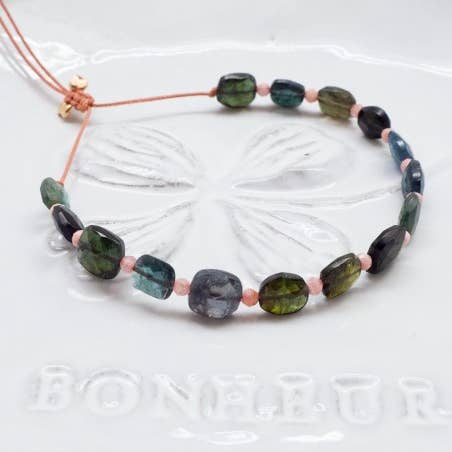 Holly Tourmaline Tourmaline Tourmaline og Rhodochrosites Armbånd for engroshandel hos by Johanne