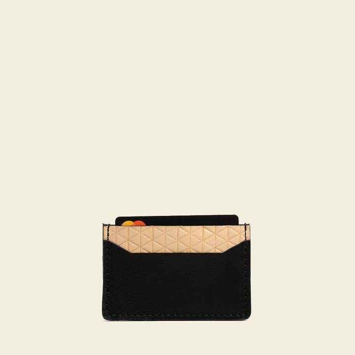 Leather card holder - Geometric Net for wholesale by Geometric Goods