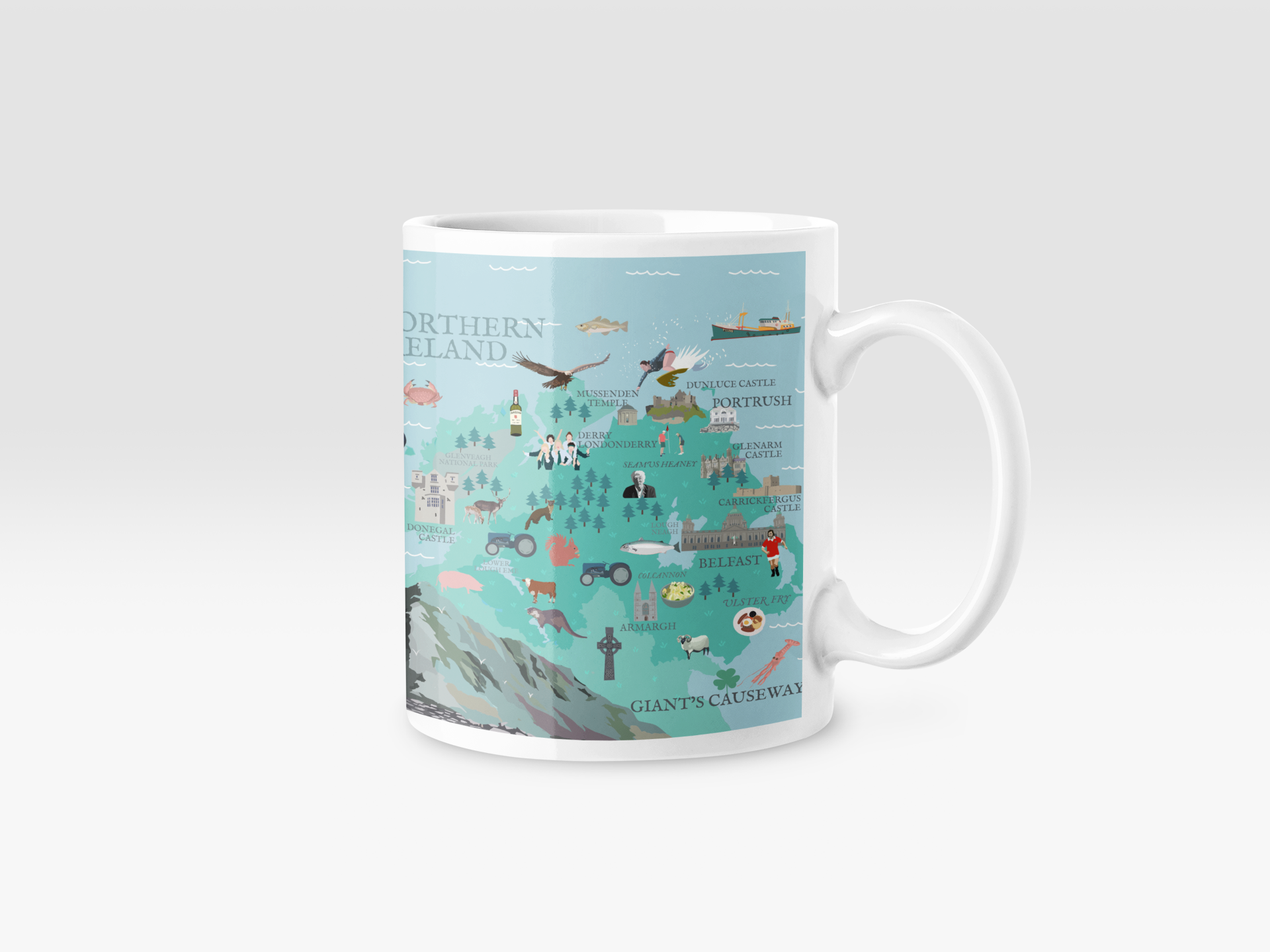 Betty Boyns Designs – wholesale Coffee mug – ILLUSTRATED MAP MUGS61