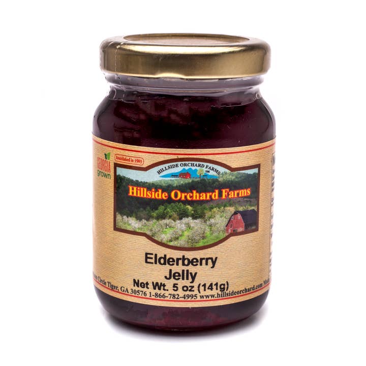Elderberry Jelly 5 oz for wholesale by Hillside Orchard Farms