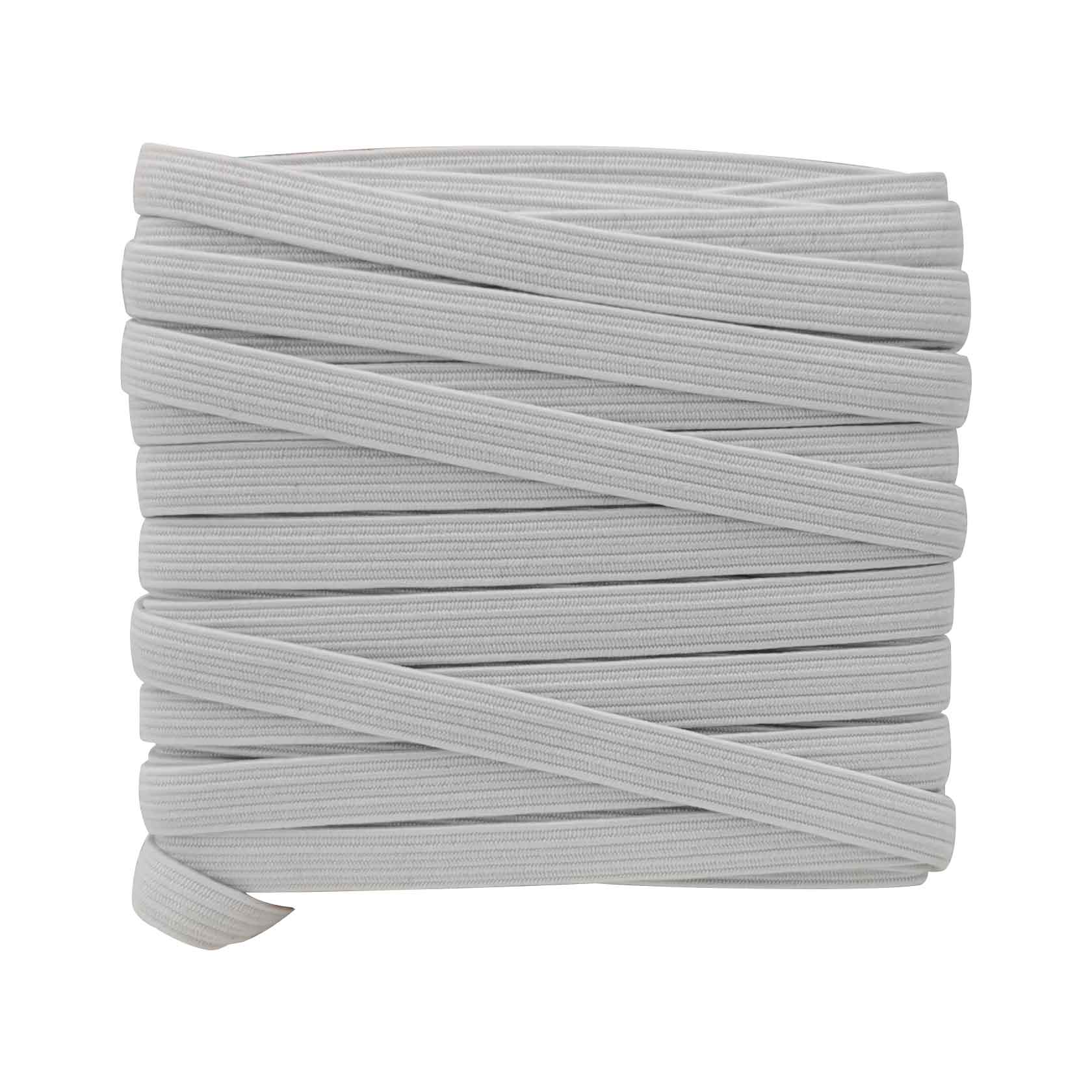Max-Link Solutions Ltd – wholesale Craft supplies – Darnn White Elastic (6mm x 6meters), Flat Elastic Band1