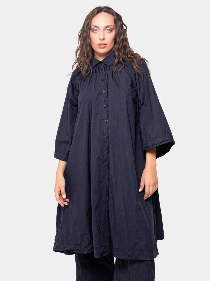 Wide Sleeve Shirtdress for wholesale by Baci & Amici Fashion - US Continental