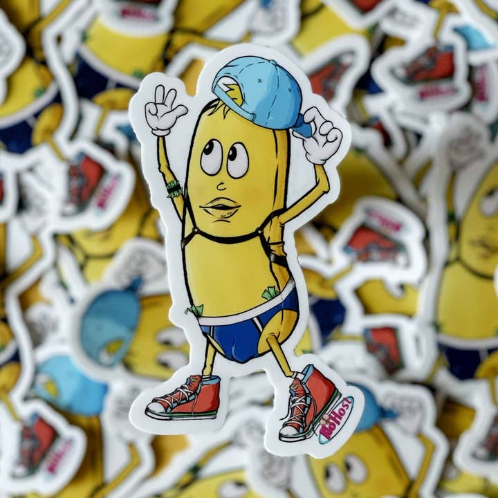 Autocollant en vinyle Twink the Kid pour la vente par Thwwip Stickers