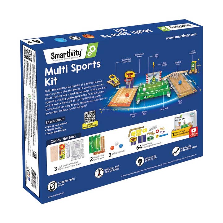 Inside Out Toys – wholesale Toy set – Kids – Smartivity Multi Sports Kit1