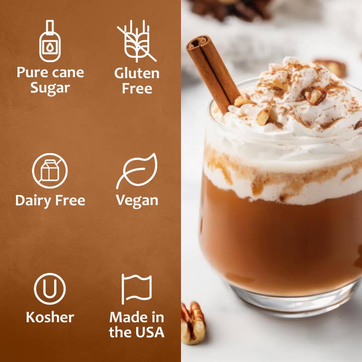 Syruvia - Wholesale Flavored Syrup - Pecan Pie Syrup3