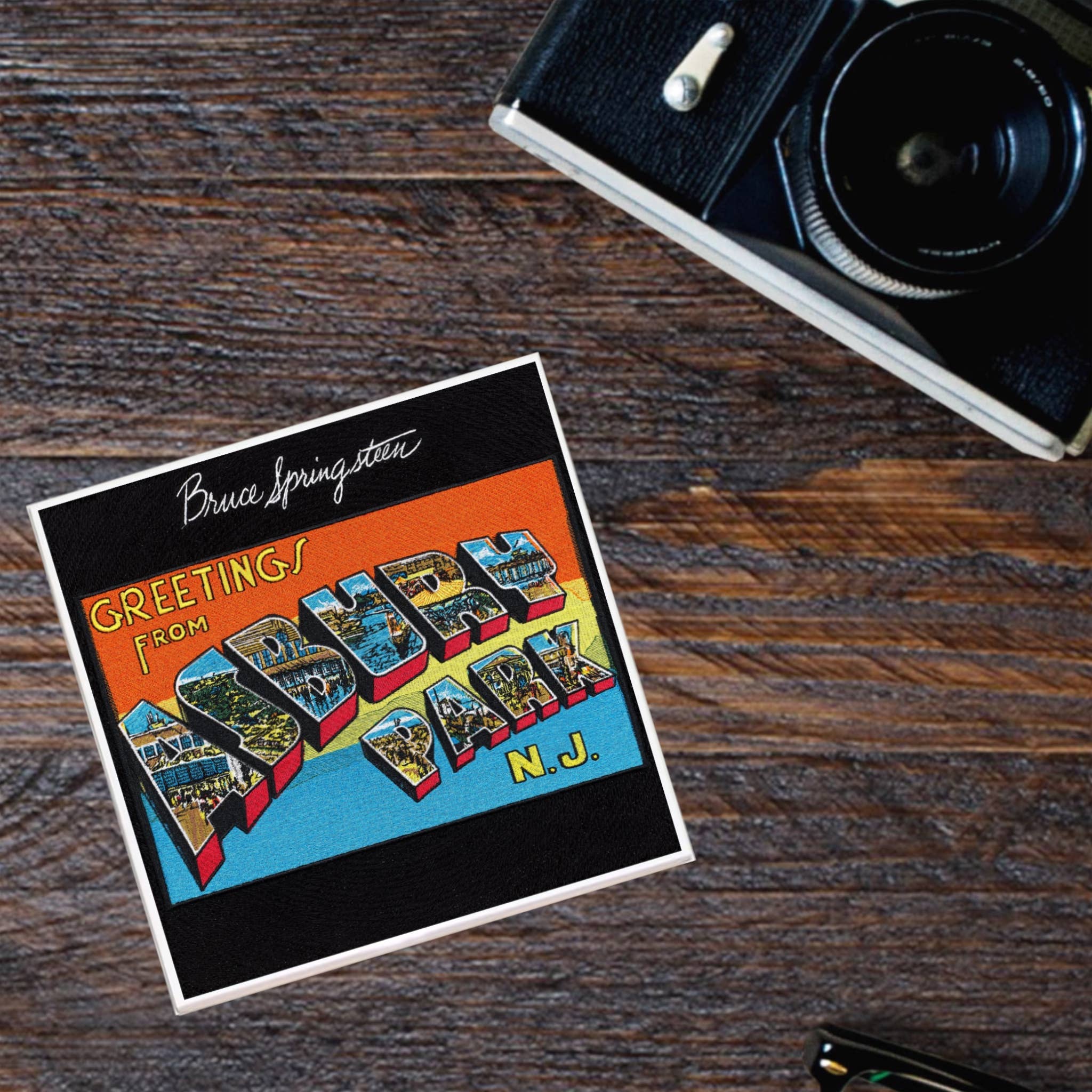 Lucky Mfg. Co. – wholesale Underlägg – Bruce Springsteen Hälsningar från Asbury Park Album Coaster1