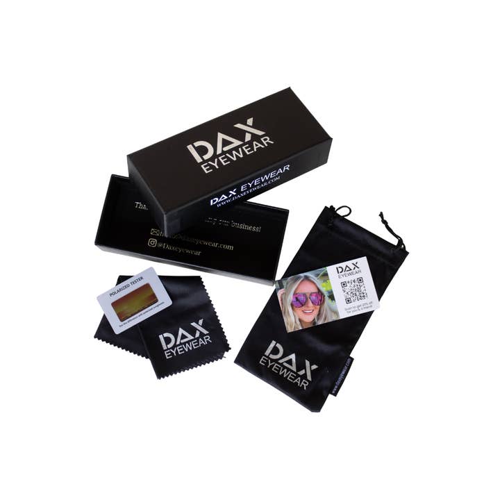 DAX Eyewear - Wholesale Sunglasses - Women's - Briggs - Women's Polarized Small/ Medium Aviator 8