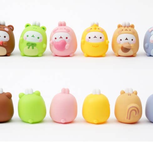 K-Wonderland – Engroshandel Legetøjsfigurer - Børn – Molang & Animal Friends tilfældige figurer - samleserie13