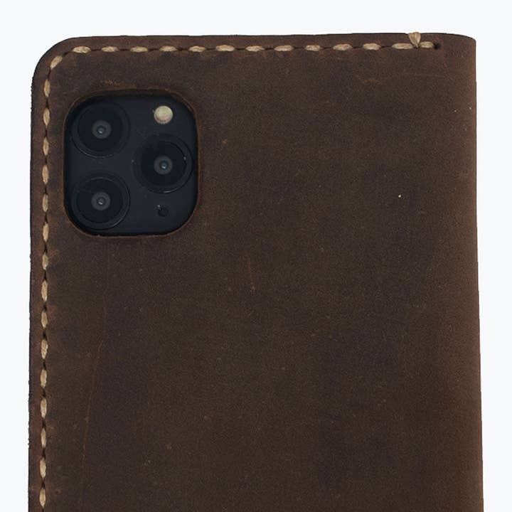 Lone Deer Leather - Wholesale Phone Case - Women's - Lone Deer Leather iPhone XR Case - Cinnamon5