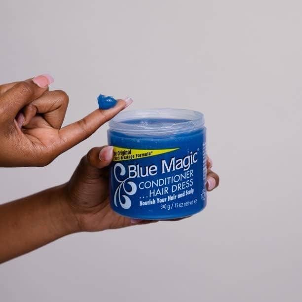 Hair Konection Corporation – wholesale Hair texture balm/paste/pomade – Blue Magic Conditioner Hair Dress 12oz