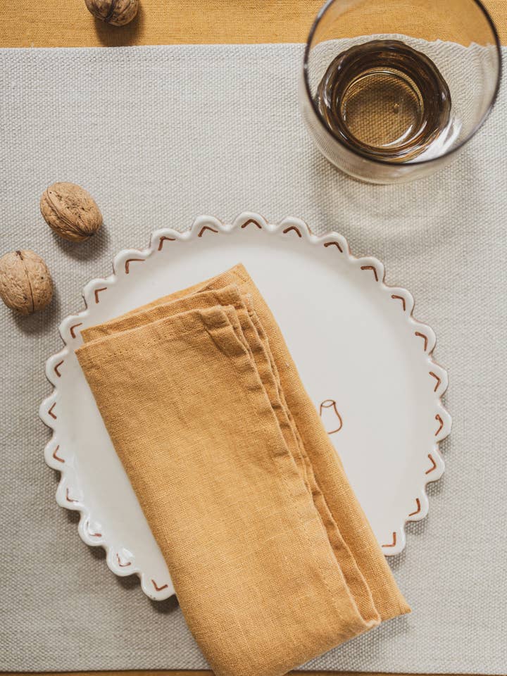 Flax Linen Table Napkins for wholesale by Epic Linen