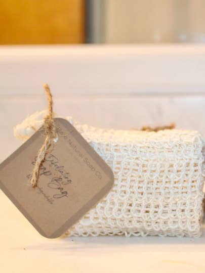 Sisal Soap Saver Bag | Sisal Soap Pouch for wholesale by Bare Natural Soap Co