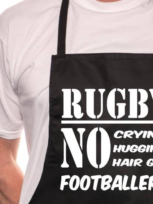 Rugby No Football Sports BBQ Cooking Apron for wholesale by Print4U