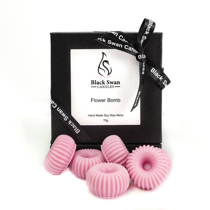 Black Swan Candles - Flower Bomb Wax Melts for wholesale by Black Swan Candles