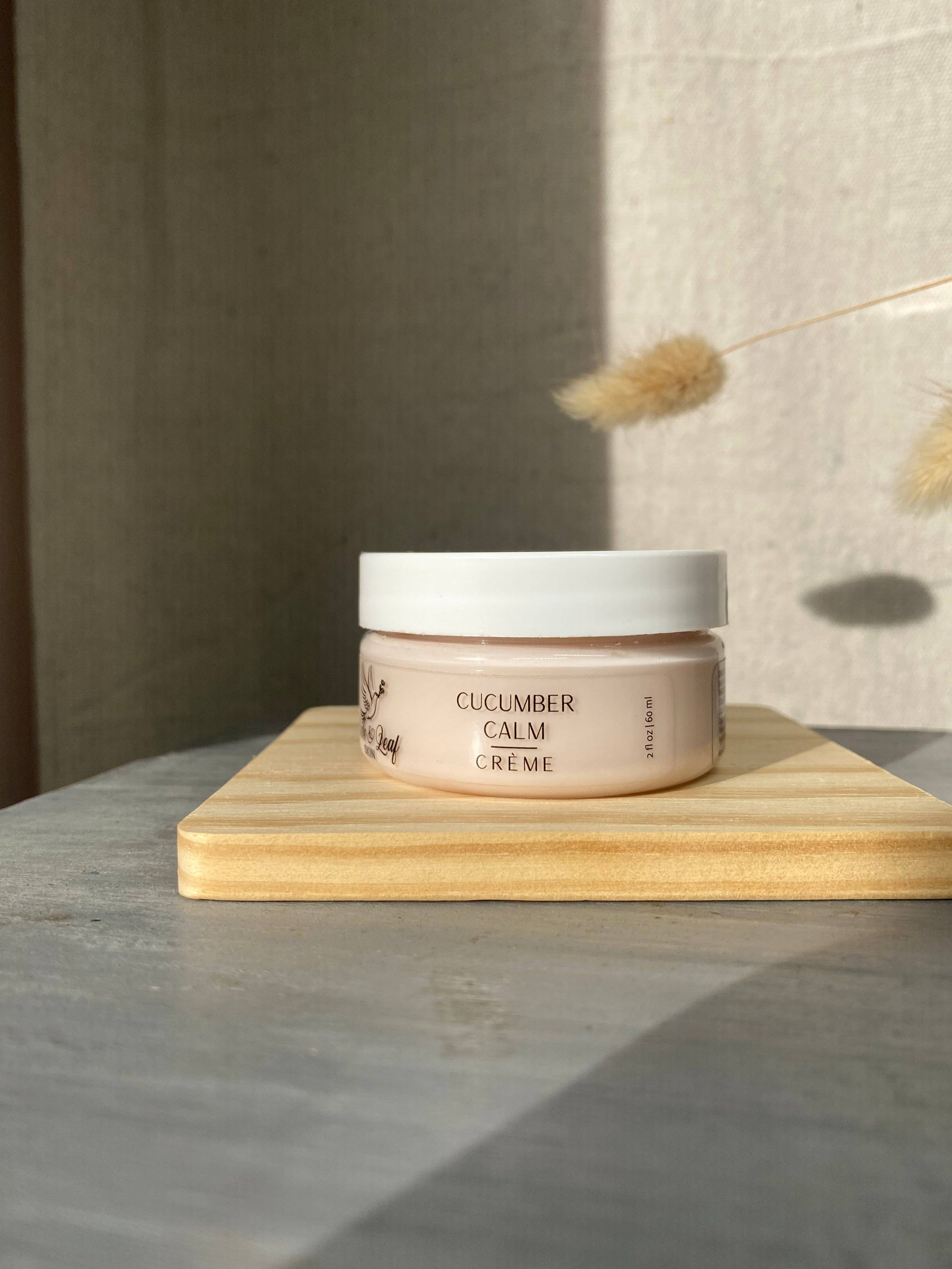 Dove & Leaf Skin - Wholesale Facial Moisturizer - Cucumber Calm | Soothing Hydrating Face Cream | Dove & Leaf Skin1