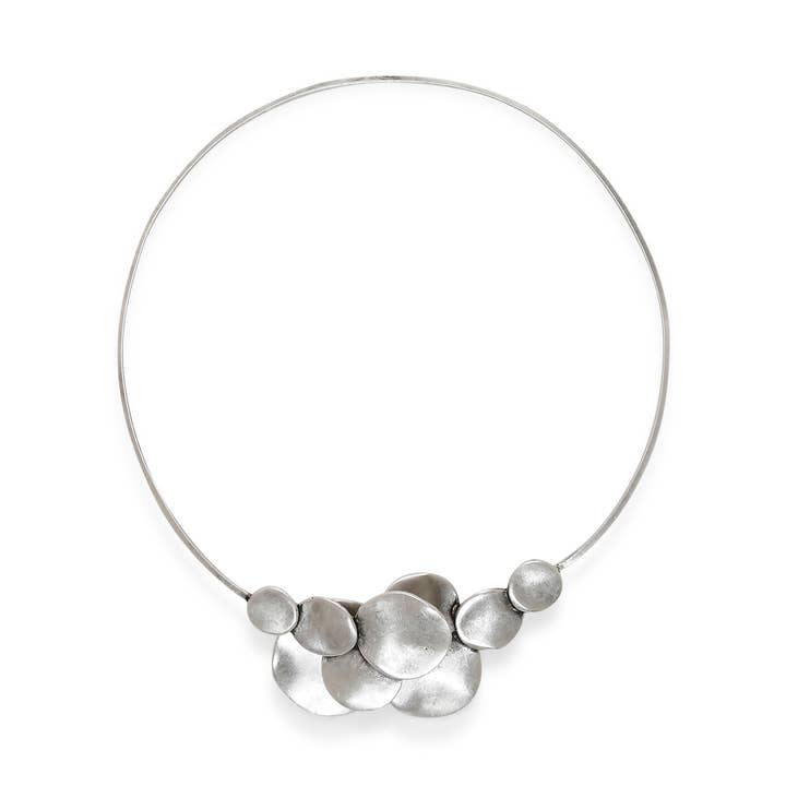 Handmade Pewter Necklace - 032-1032A for wholesale by Chanour