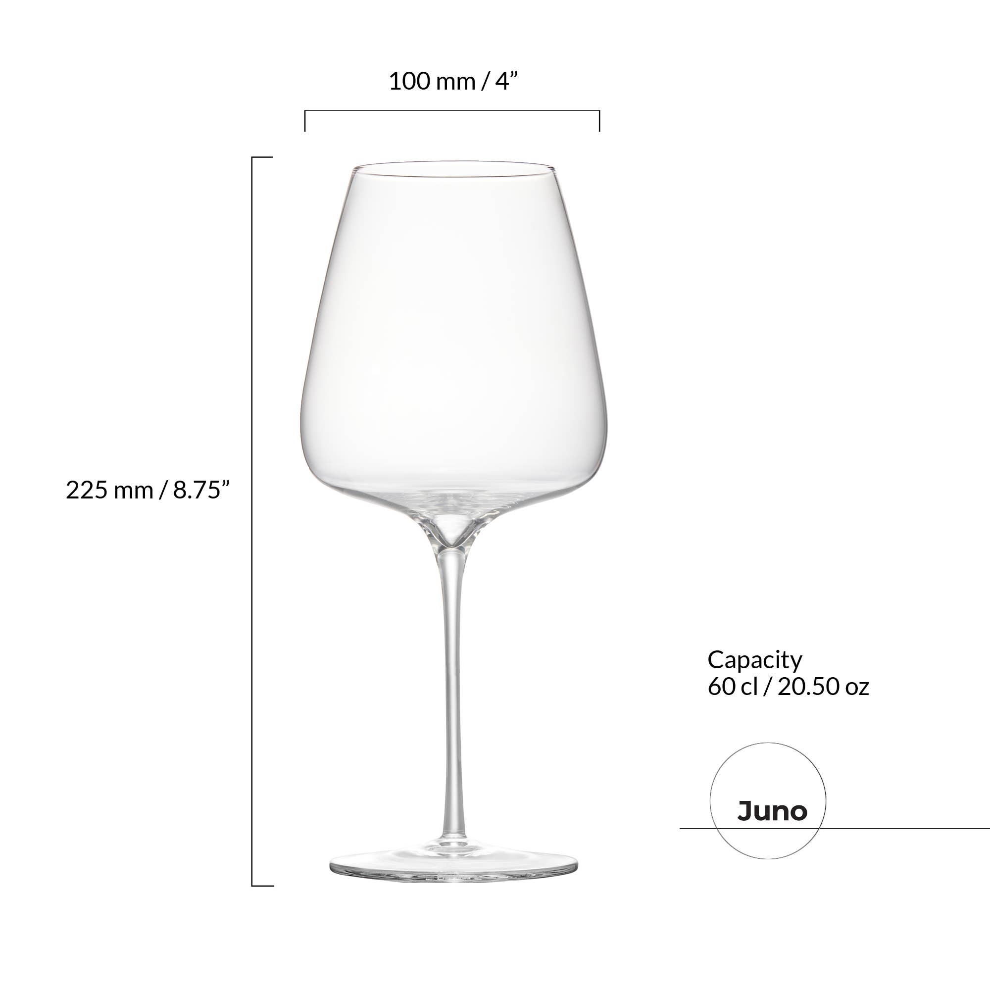 The DRH Collection BV - Wholesale Wine Glass - Set of 2 Juno Wine Glasses - Red Wine3