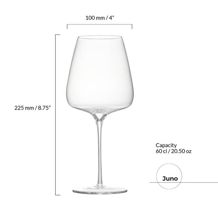 The DRH Collection BV - Wholesale Wine Glass - Set of 2 Juno Wine Glasses - Red Wine3