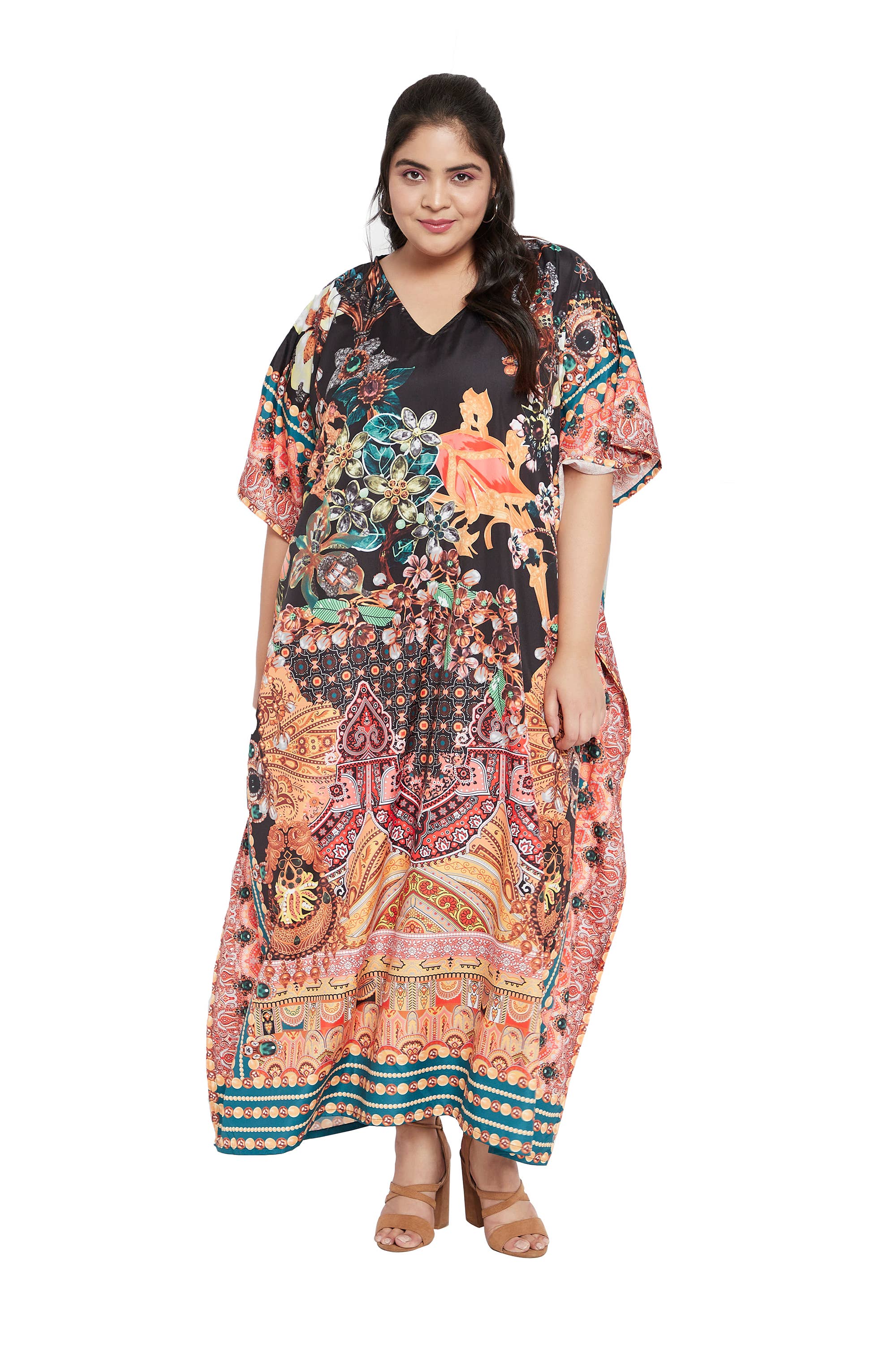 Polyester Kaftan Dress