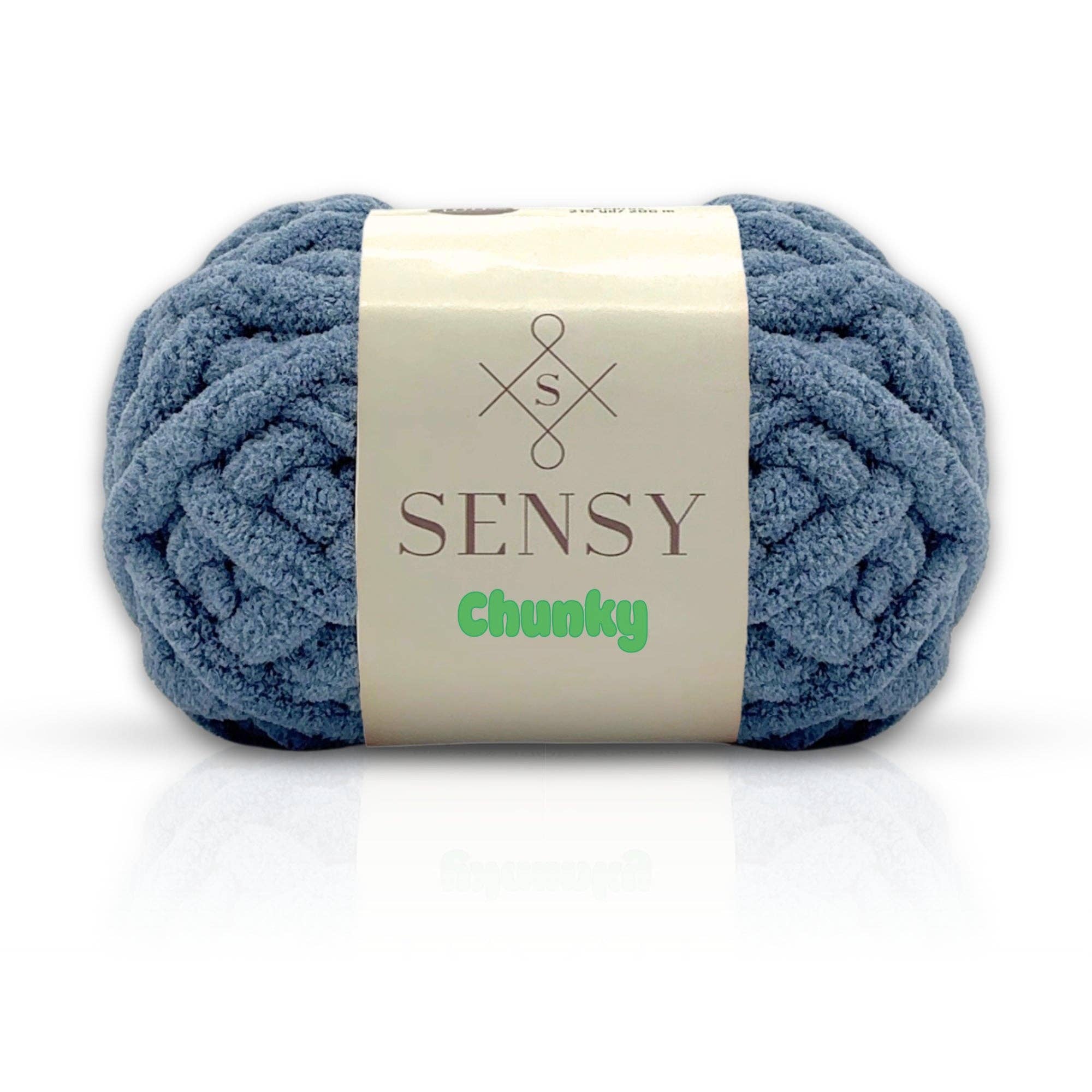 Sensy - Wholesale Yarn - Sensy Chunky Yarn, Blanket Yarn, 7 oz, 28 Yards, Gauge 7 Jumbo15