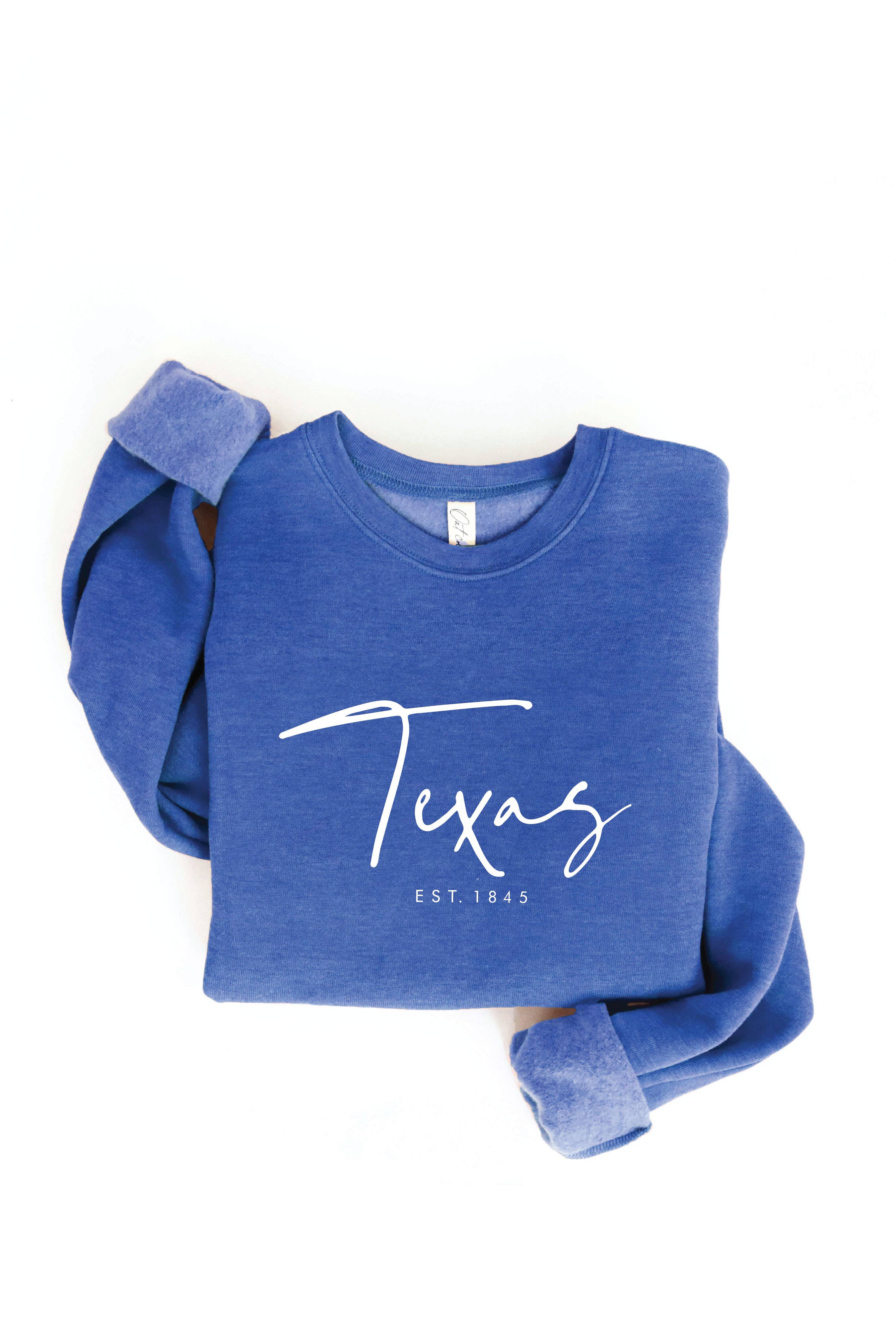 OAT COLLECTIVE - Wholesale Graphic Sweatshirt - Women's - TEXAS EST. 1845 Graphic Sweatshirt11