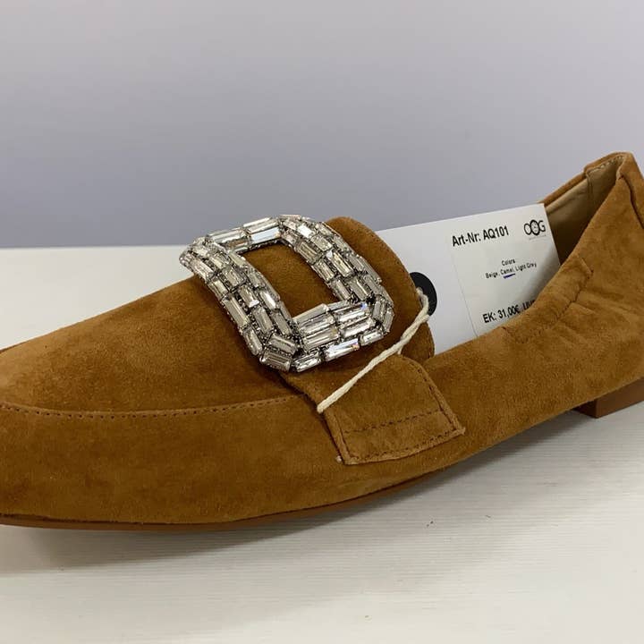 AQ101 Camel OOG Mocassins pour femmes pour la vente par OOG