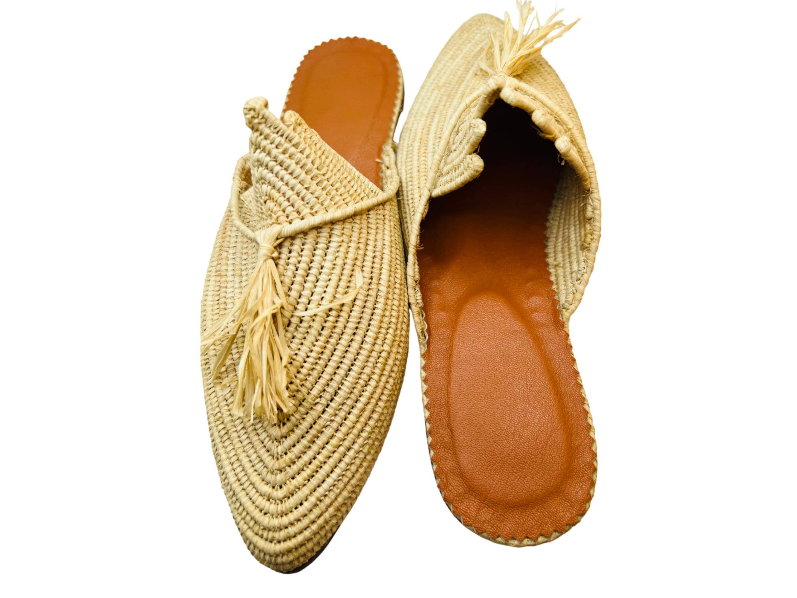 LaMaisonBerbere - Wholesale Sandals - Women's - Ravishing Raffia Handmade Moroccan Raffia Sandals for Women4