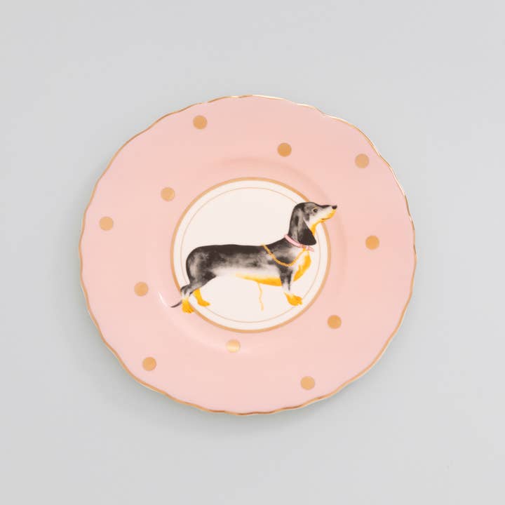 Yvonne Ellen - Wholesale Dinner Plate - Yvonne Ellen Sausage Doggie Sandwich Plate 23cm