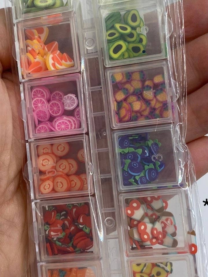 Kleines 5mm Polymer Clay Sprinkles Musterbündel für den Großhandel von ASAP Craft Supplies