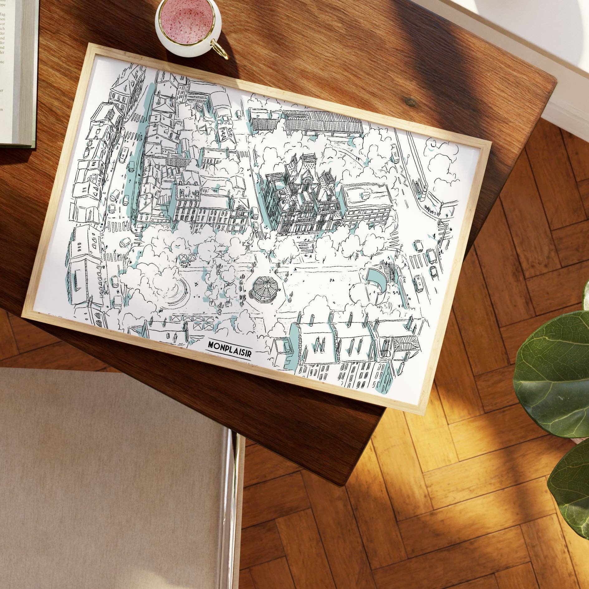 EMILIE ETTORI ILLUSTRATION - Wholesale Art Print - Monplaisir2