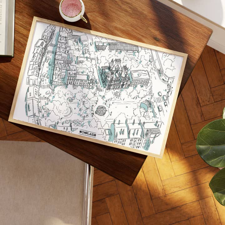 EMILIE ETTORI ILLUSTRATION - Wholesale Art Print - Monplaisir2