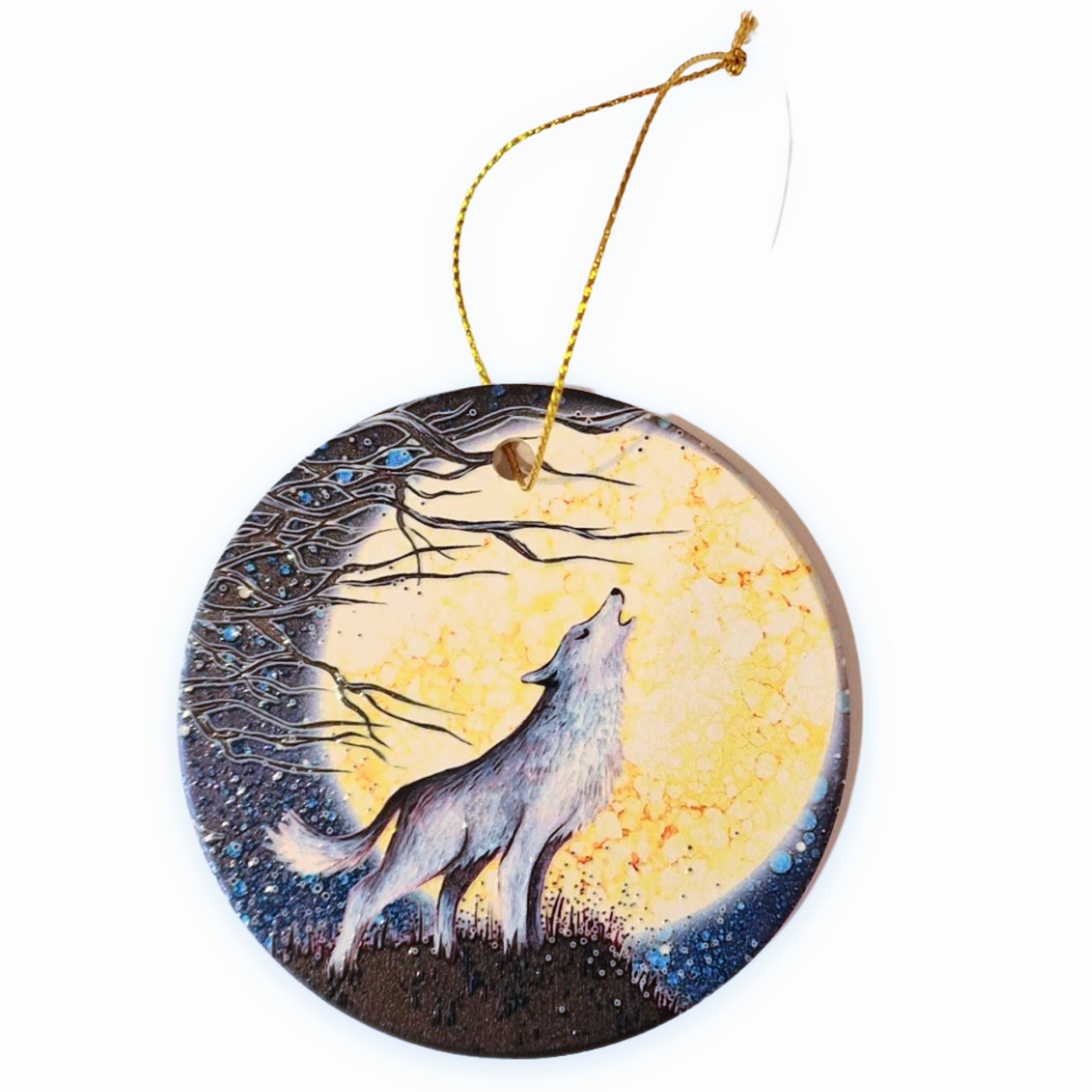 By Jo Crafts – wholesale Christmas decoration – Wolf & Bear Tree Hanging Decoration10