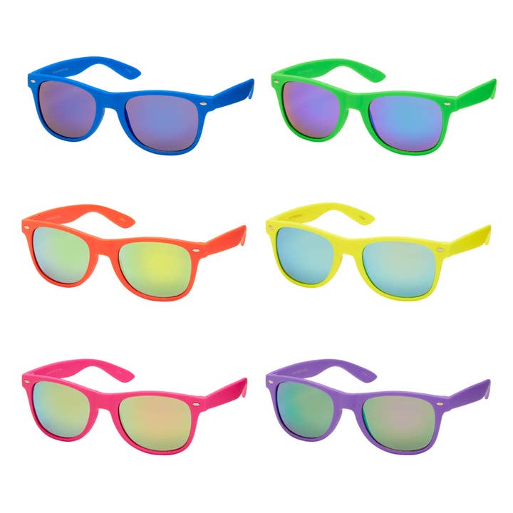1681 Classic - Pop Color Classic Unisex Sunglasses for wholesale by Blue Gem Sunglasses Inc