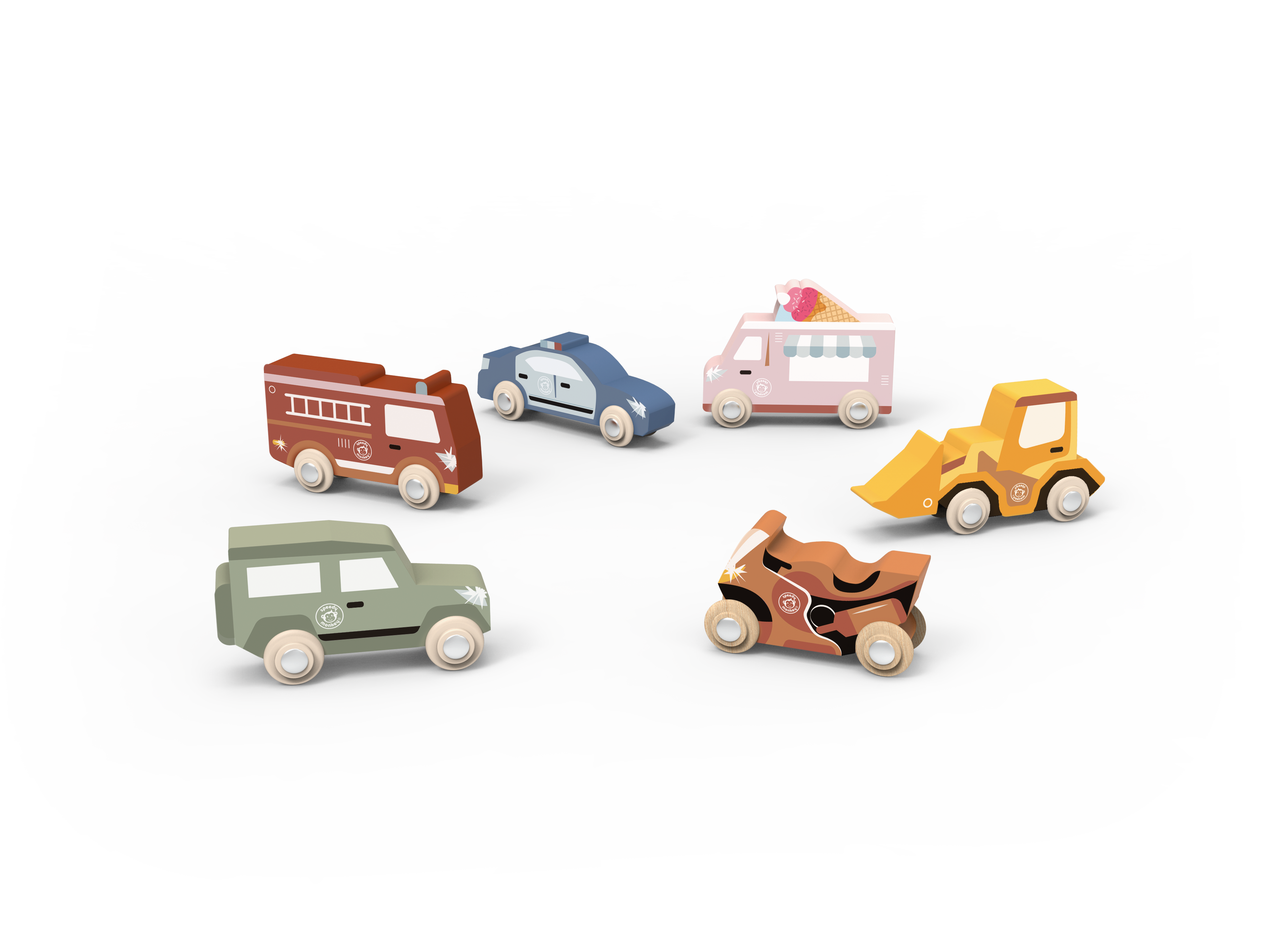 BTL Diffusion UK LTD – wholesale Toy car/truck – Child – Speedy Monkey Utilities Vehicles display
CDU 12 units2