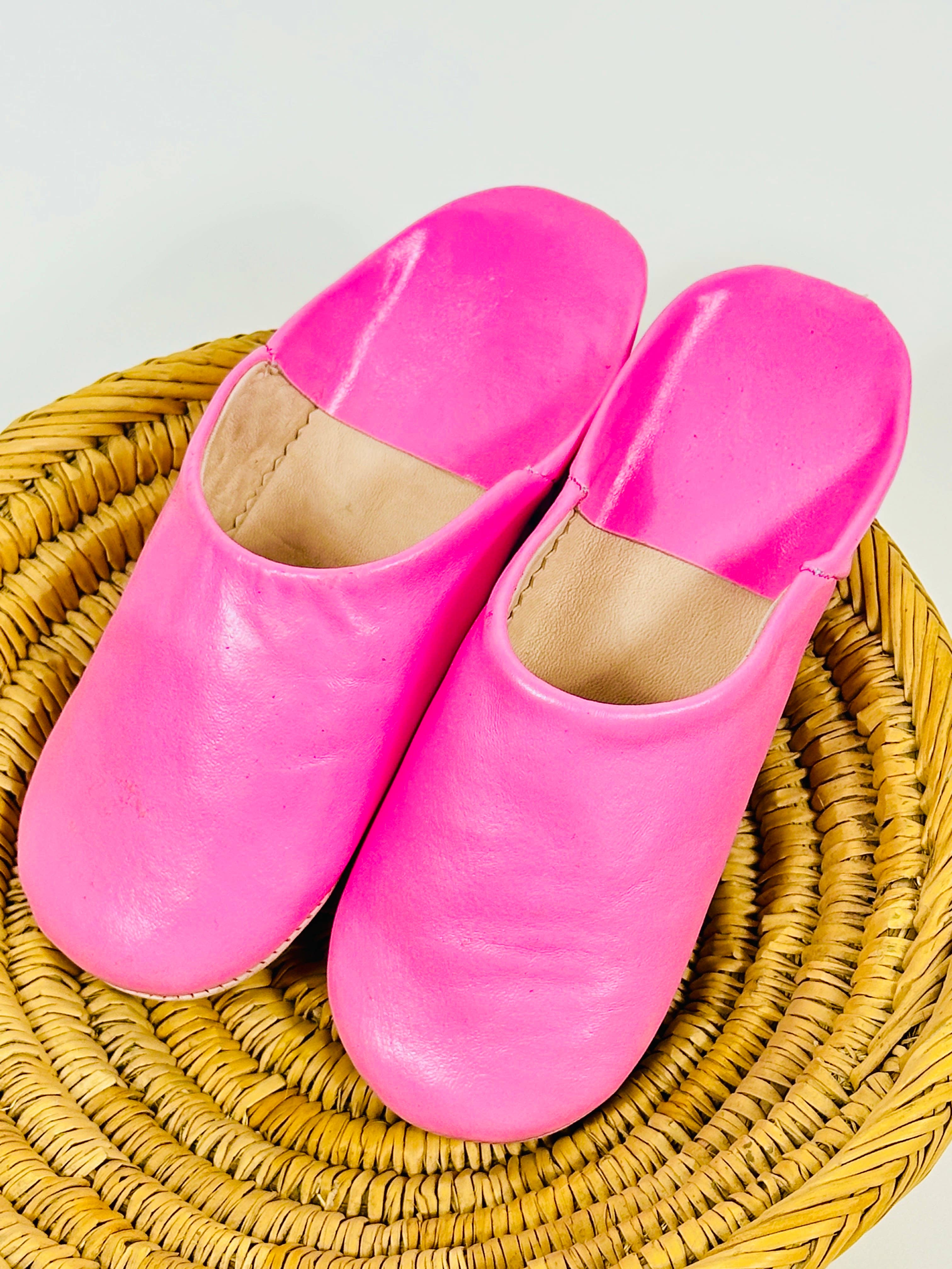 Moroccan House - Vente Chaussons – femme - Babouches marocaines en cuir fait main pour femmes - Chaussures9