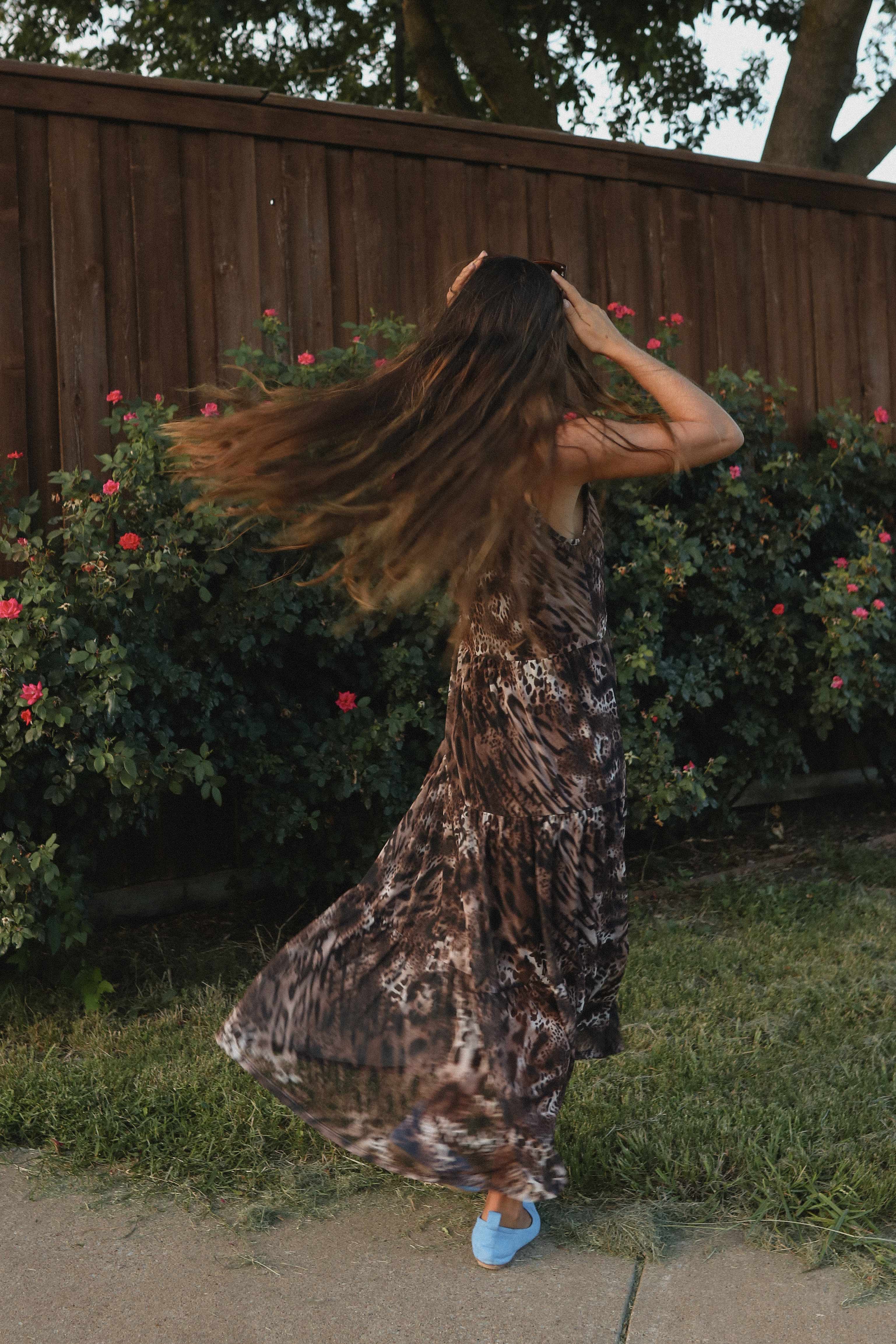 Leopard Brun ISD1099MESH Marina Mesh Dyreprint Kjole for engroshandel på Faire4