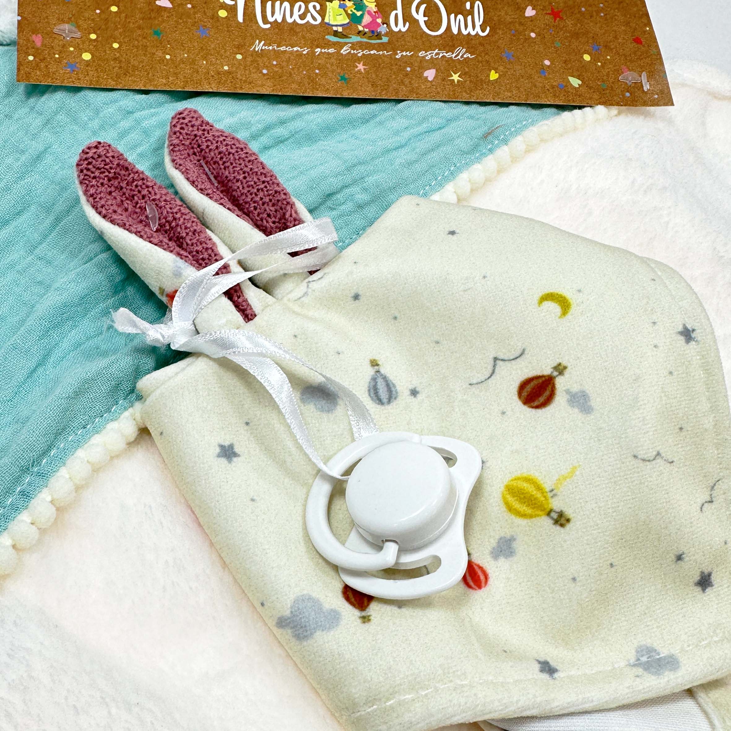 Nines Artesanals d'Onil Dolls - Wholesale Doll - Kids - BABY BLANKET WITH DOUDOU PACIFIER3