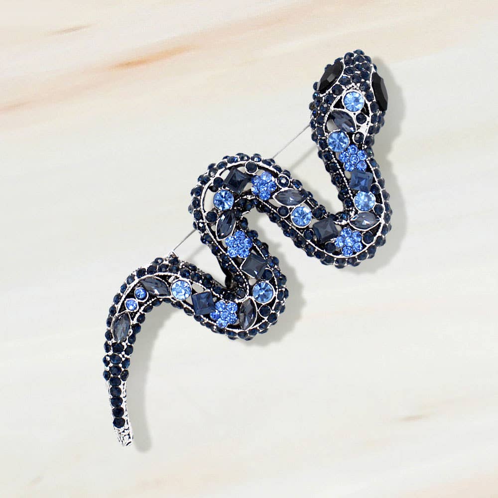 Sensibling Corp. - Wholesale Broche - Met Strass Versierde Slangen Broche Pin10