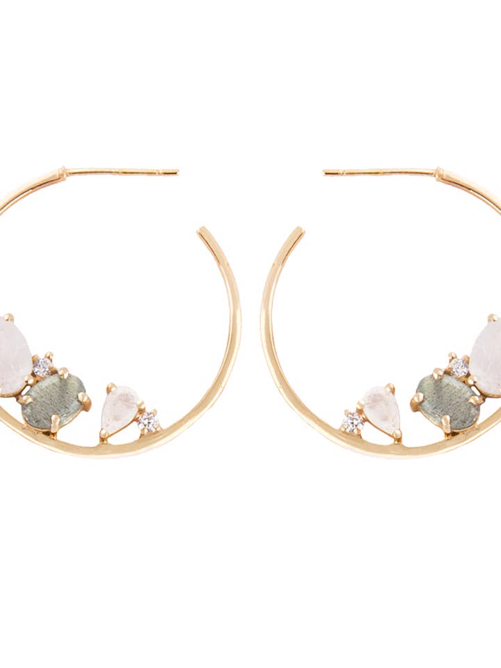 Perseida Hoop Earrings for wholesale by Lavani Jewels