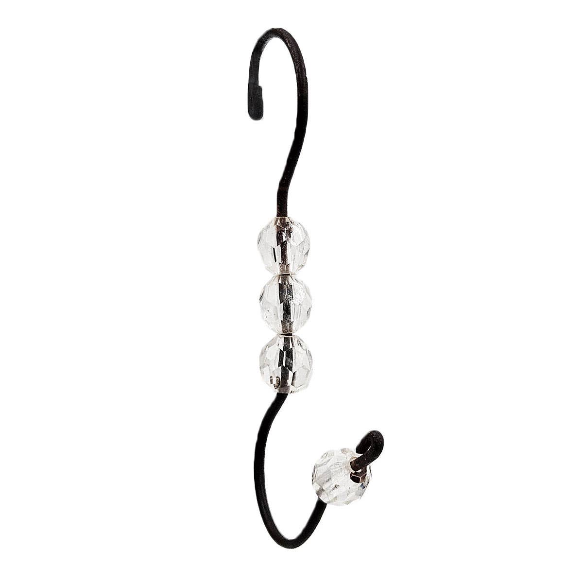 A&B Home Group Inc. - Wholesale Ornament - 2x4.3" Iron Hook With Acrylic beads1