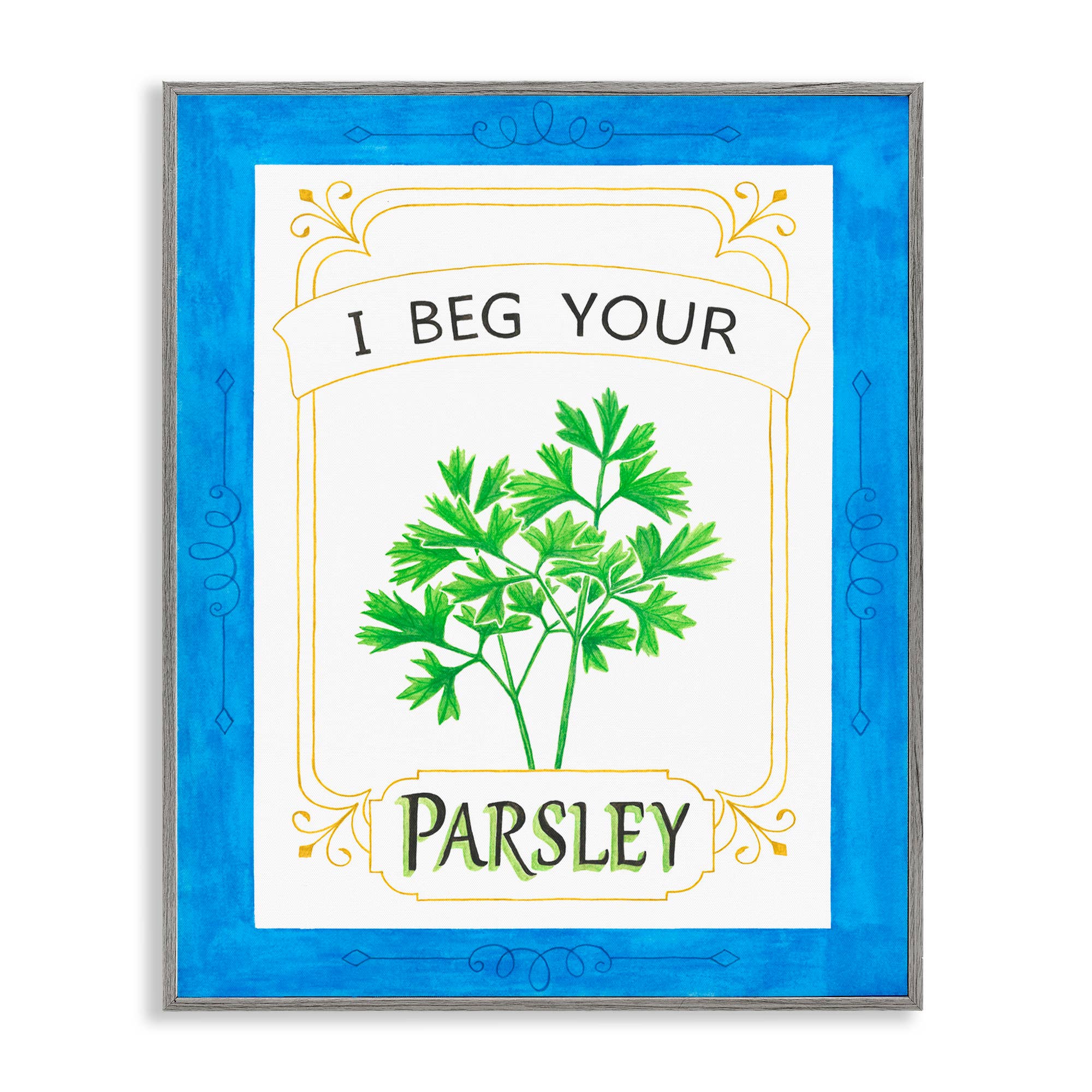 Stupell Industries - Wholesale Wall Sign - I Beg Your Parsley - Framed Wall Art20